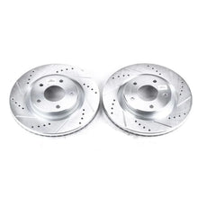 Load image into Gallery viewer, PowerStop Front Evolution Drilled &amp; Slotted Rotors - Pair fits 2011-2019 Nissan Juke / Sentra - Main Product View
