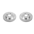 Load image into Gallery viewer, PowerStop Front Evolution Drilled &amp; Slotted Rotors - Main Product View