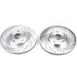 Load image into Gallery viewer, PowerStop Front Evolution Drilled &amp; Slotted Rotors - Main Product View