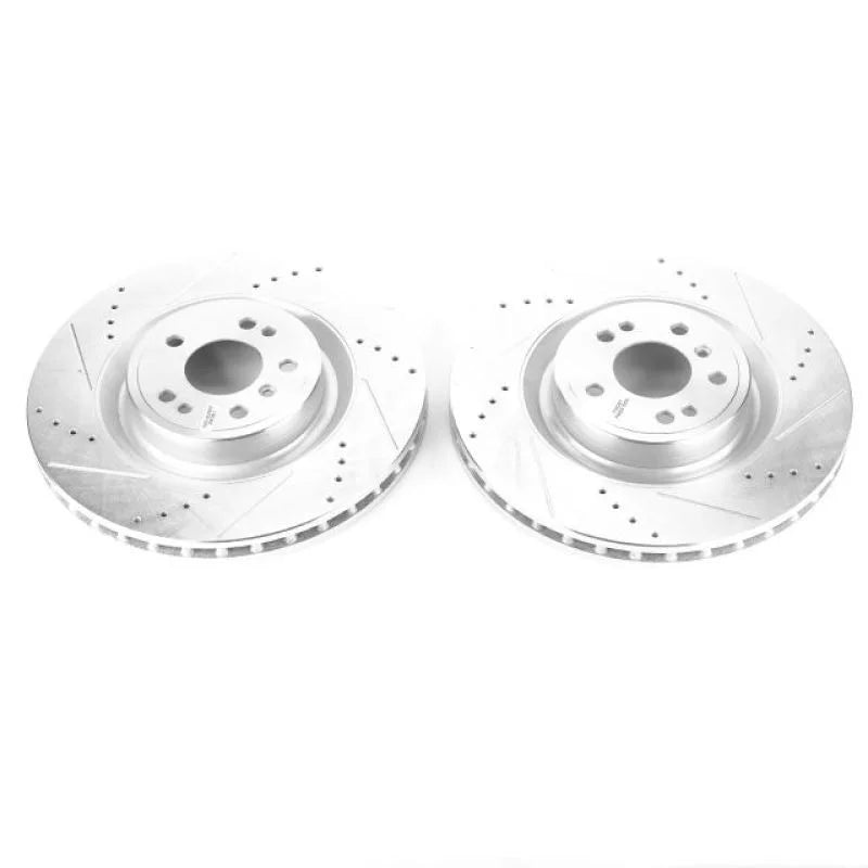 PowerStop Front Evolution Drilled & Slotted Rotors - Main Product View
