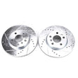 Load image into Gallery viewer, PowerStop Front Evolution Drilled &amp; Slotted Rotors - Main Product View