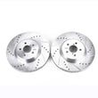 Load image into Gallery viewer, PowerStop Front Evolution Drilled &amp; Slotted Rotors - Main Product View