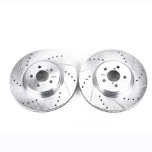 Load image into Gallery viewer, PowerStop Front Evolution Drilled &amp; Slotted Rotors - Main Product View