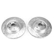 Load image into Gallery viewer, PowerStop Front Evolution Drilled &amp; Slotted Rotors - Side View