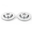 Load image into Gallery viewer, PowerStop Front Evolution Drilled &amp; Slotted Rotors - Pair fits 2015-2023 Ford Mustang - Main Product View