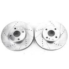 Load image into Gallery viewer, PowerStop Front Evolution Drilled &amp; Slotted Rotors - Main Product View