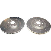Load image into Gallery viewer, PowerStop Front Evolution Drilled &amp; Slotted Rotors - Main Product View