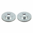 Load image into Gallery viewer, PowerStop Front Evolution Drilled &amp; Slotted Rotors - Main Product View