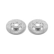 Load image into Gallery viewer, PowerStop Front Evolution Drilled &amp; Slotted Rotors - Main Product View