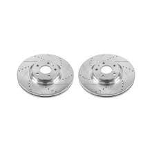 Load image into Gallery viewer, PowerStop Front Evolution Drilled &amp; Slotted Rotors - Main Product View