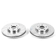 Load image into Gallery viewer, PowerStop Front Evolution Drilled &amp; Slotted Rotors - Main Product View