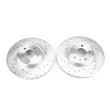 Load image into Gallery viewer, PowerStop Front Evolution Drilled &amp; Slotted Rotors - Main Product View