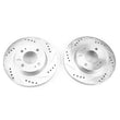Load image into Gallery viewer, PowerStop Front Evolution Drilled &amp; Slotted Rotors - Pair fits 2017-2024 Mitsubishi Mirage / Mirage G4 - Main Product View