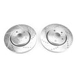 Load image into Gallery viewer, PowerStop Front Evolution Drilled &amp; Slotted Rotors - Pair fits 2018-2020 2022 Toyota C-hr - Main Product View