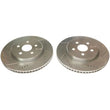 Load image into Gallery viewer, PowerStop Front Evolution Drilled &amp; Slotted Rotors - Pair fits 2019-2025 Toyota Corolla / Prius Prime - Main Product View