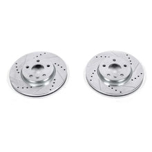 Load image into Gallery viewer, PowerStop Front Evolution Drilled &amp; Slotted Rotors - Main Product View