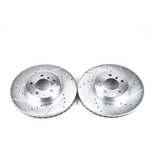 Load image into Gallery viewer, PowerStop Front Evolution Drilled &amp; Slotted Rotors - Main Product View