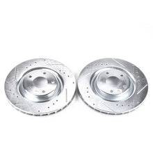 Load image into Gallery viewer, PowerStop Front Evolution Drilled &amp; Slotted Rotors - Main Product View