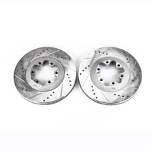 Load image into Gallery viewer, PowerStop Front Evolution Drilled &amp; Slotted Rotors - Main Product View