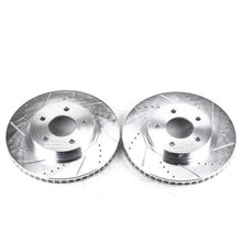 Load image into Gallery viewer, PowerStop Front Evolution Drilled &amp; Slotted Rotors - Main Product View