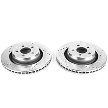 Load image into Gallery viewer, PowerStop Front Evolution Drilled &amp; Slotted Rotors - Main Product View