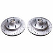 Load image into Gallery viewer, PowerStop Front Evolution Drilled &amp; Slotted Rotors - Main Product View