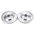 Load image into Gallery viewer, PowerStop Front Evolution Drilled &amp; Slotted Rotors - Main Product View