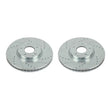 Load image into Gallery viewer, PowerStop Front Evolution Drilled &amp; Slotted Rotors - Main Product View