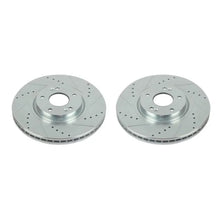 Load image into Gallery viewer, PowerStop Front Evolution Drilled &amp; Slotted Rotors - Main Product View