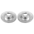 Load image into Gallery viewer, PowerStop Front Evolution Drilled &amp; Slotted Rotors - Main Product View