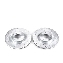 Load image into Gallery viewer, PowerStop Front Evolution Drilled &amp; Slotted Rotors - Main Product View