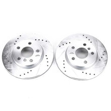 Load image into Gallery viewer, PowerStop Front Evolution Drilled &amp; Slotted Rotors - Main Product View