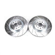 Load image into Gallery viewer, PowerStop Front Evolution Drilled &amp; Slotted Rotors - Main Product View