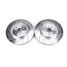 Load image into Gallery viewer, PowerStop Front Evolution Drilled &amp; Slotted Rotors - Main Product View