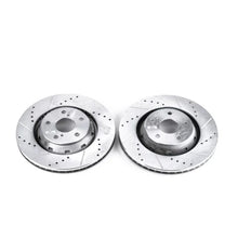 Load image into Gallery viewer, PowerStop Front Evolution Drilled &amp; Slotted Rotors - Main Product View