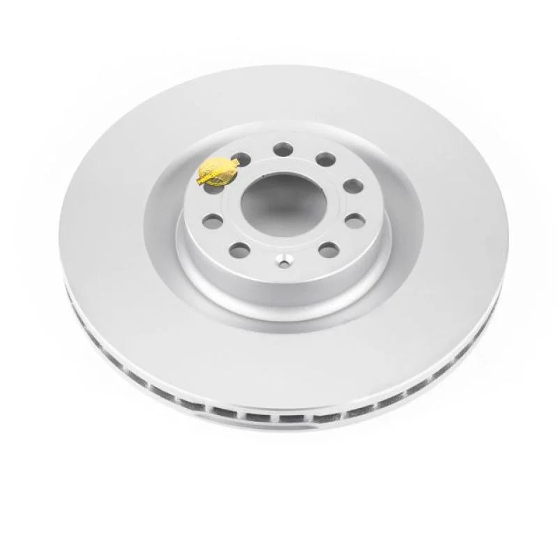 PowerStop Front Evolution High Carbon Geomet Coated Rotor fits 2009-2012 Volkswagen CC / 2012-2013 Volkswagen Golf R / 200...