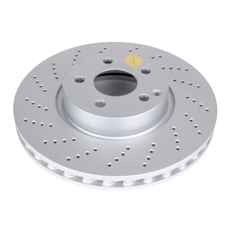 PowerStop Front Evolution High Carbon Geomet Coated Rotor fits 2014 Mercedes-Benz C300 / 2008-2013 Mercedes-Benz C350 / 20...