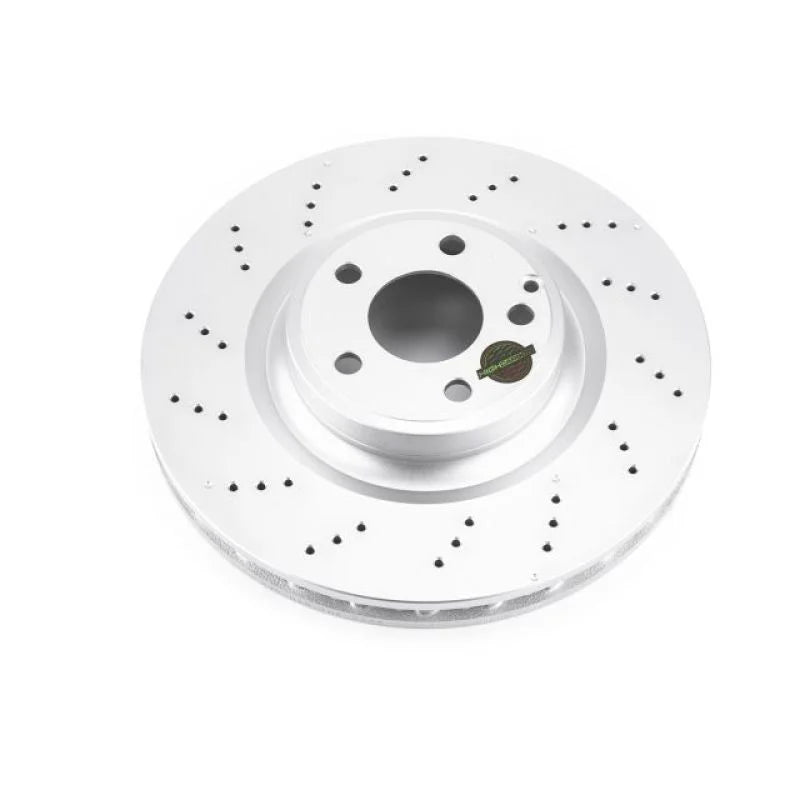 PowerStop Front Evolution High Carbon Geomet Coated Rotor fits 2015-2016 Mercedes-Benz E400 / 2017-2020 Mercedes-Benz SLC3...