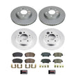 Load image into Gallery viewer, PowerStop Front &amp; Rear Z17 Coated Brake Kit fits 2021 Hyundai Elantra LIMITED / 2021-2023 Hyundai Elantra SE