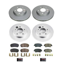 Load image into Gallery viewer, PowerStop Front &amp; Rear Z17 Coated Brake Kit fits 2021 Hyundai Elantra LIMITED / 2021-2023 Hyundai Elantra SE