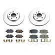 Load image into Gallery viewer, PowerStop Front &amp; Rear Z17 Coated Brake Kit fits 2022-2024 Chevrolet Equinox / 2021-2022 Chevrolet Malibu / 2022-2024 GMC ...
