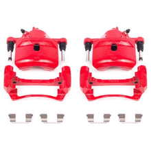 Load image into Gallery viewer, PowerStop Front Red Calipers w/Brackets - Pair fits 1998-2002 Honda Accord - Main Product View