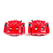 Load image into Gallery viewer, PowerStop Front Red Calipers w/Brackets - Main Product View
