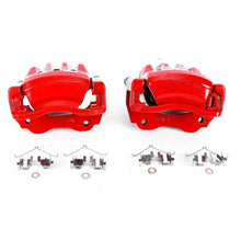 Load image into Gallery viewer, PowerStop Front Red Calipers w/Brackets - Main Product View