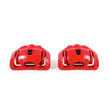 Load image into Gallery viewer, PowerStop Front Red Calipers w/Brackets - Main Product View