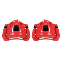 Load image into Gallery viewer, PowerStop Front Red Calipers w/Brackets - Pair fits 2002-2007 Jeep Liberty - Main Product View
