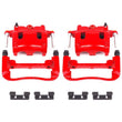 Load image into Gallery viewer, PowerStop Front Red Calipers w/Brackets - Main Product View