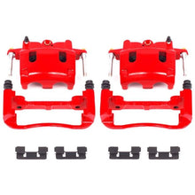 Load image into Gallery viewer, PowerStop Front Red Calipers w/Brackets - Main Product View