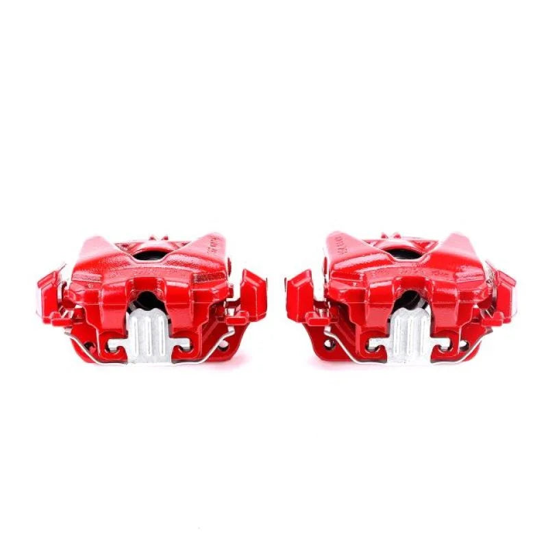 PowerStop Front Red Calipers w/Brackets - Main Product View
