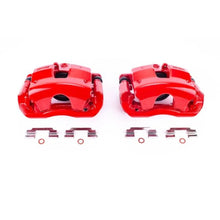 Load image into Gallery viewer, PowerStop Front Red Calipers w/Brackets - Pair fits 2009-2015 Mercedes-Benz C250 / C300 - Main Product View
